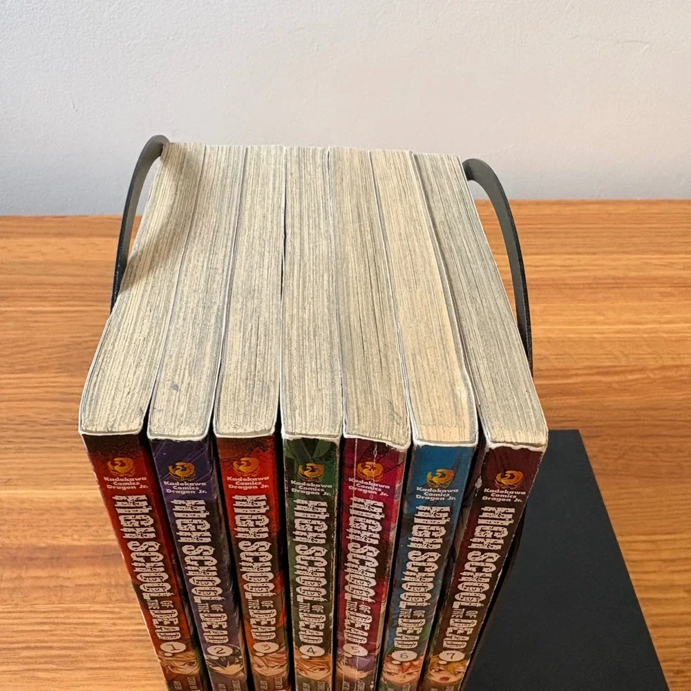 High School of the Dead Complete English Manga Volumes 1-7 Sato First Printings